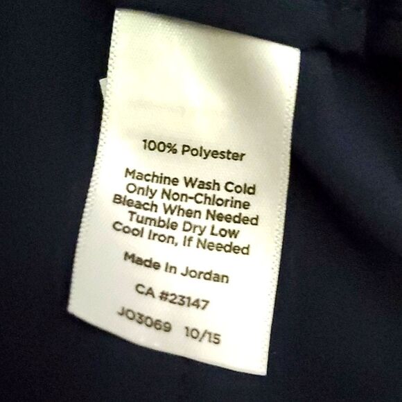 Talbots Eastport Navy Classic Career Straight Leg Pull On Pants - Picture 10 of 10